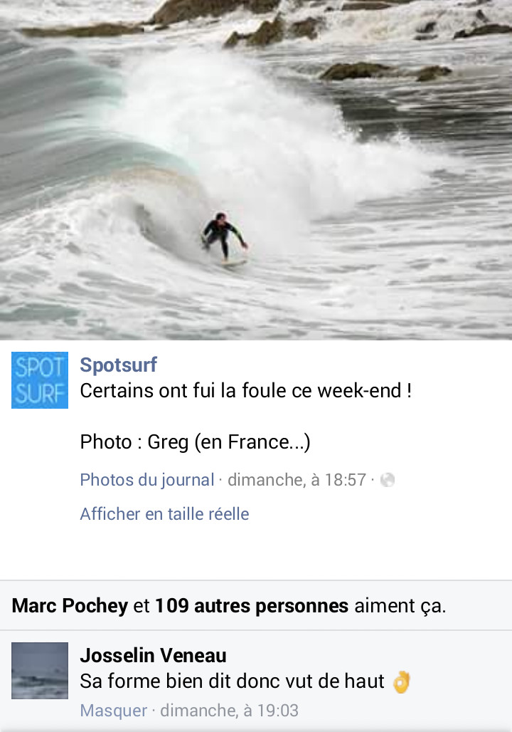 copie d'écran du post Facebook de Spotsurf le 30 mai 2017